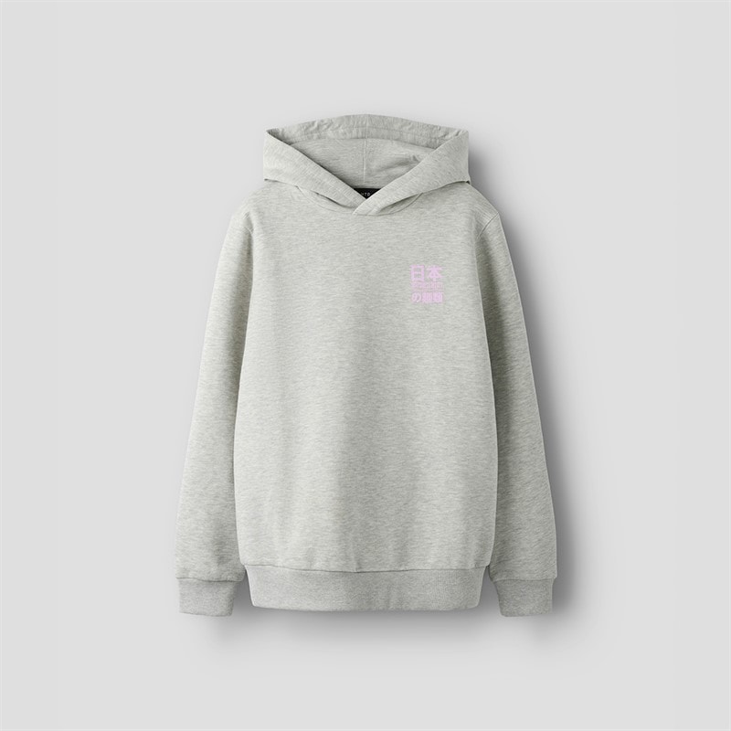 LMTD Sweat à Capuche ramen Garçon Light Grey Melange