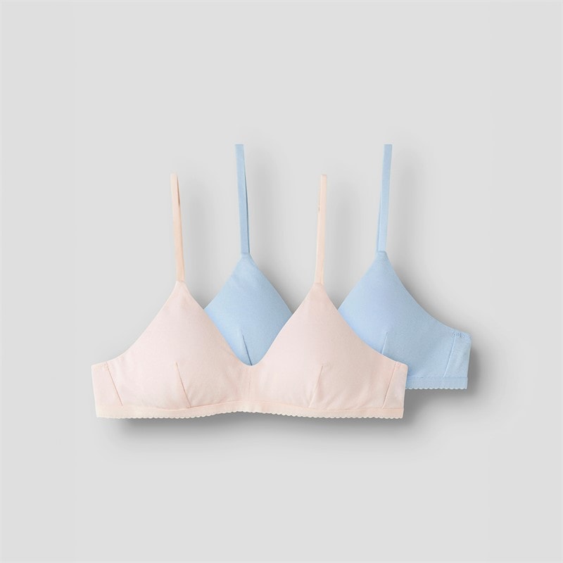 LMTD Meisjes Nantelle Set van 2 Bralettes Crystal Pink