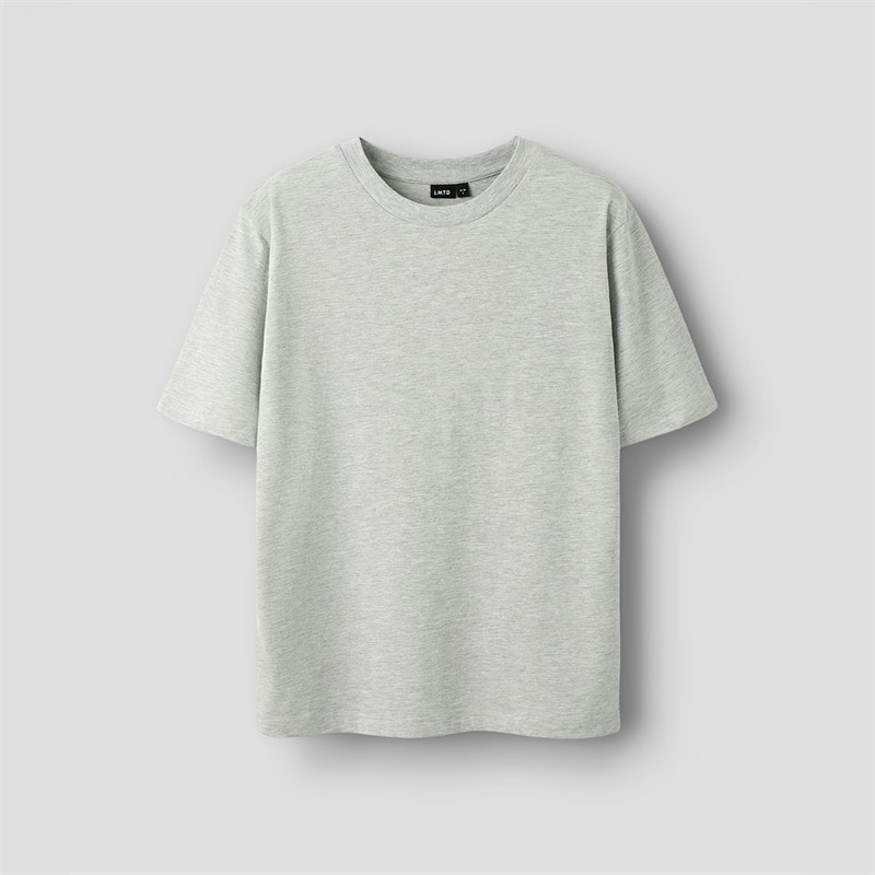 LMTD T-shirt manches courtes Hibi Fille Light Grey Melange