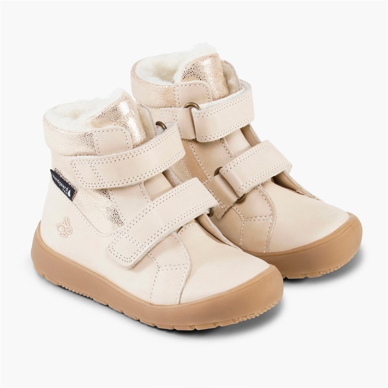 Bundgaard Siggi wodoodporne buty dla dziewczynki kolor Ivory Glitter