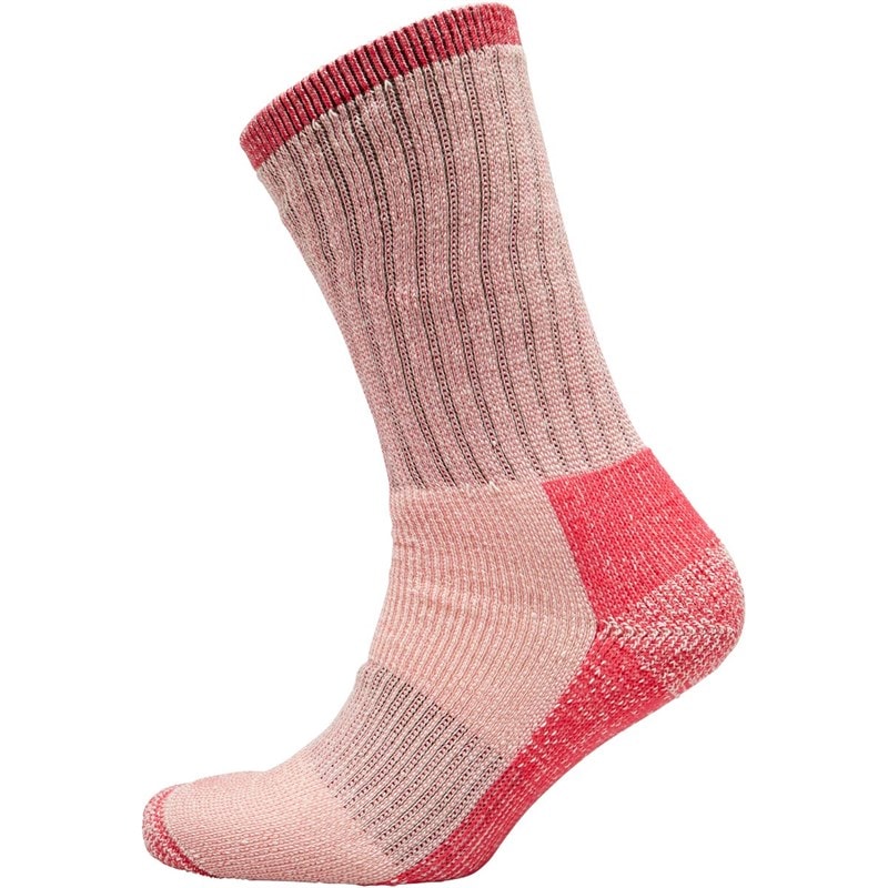 Trespass Chaussettes de Randonnée Femme Rouge