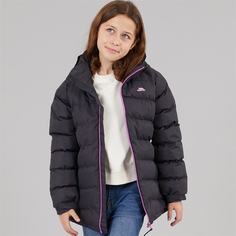 Trespass Mädchen Amira Waterproof Padded Leistung/Technik Grau