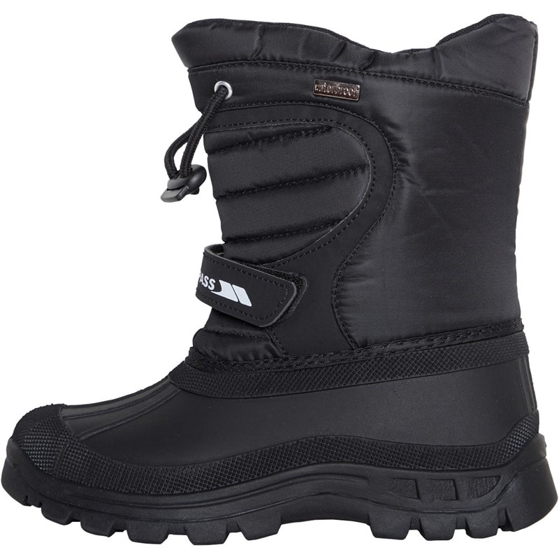 Trespass Bottes d'extérieur Dodo Snowboot Enfants Noir
