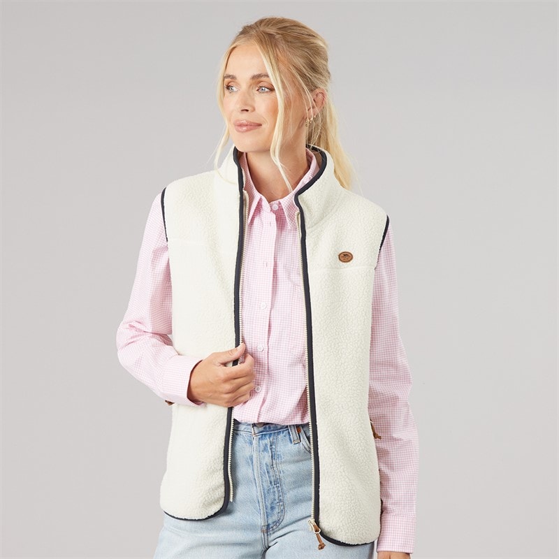 Trespass Gilet sans manches Polaire zippé intégralement Pleasance Femme Ghost