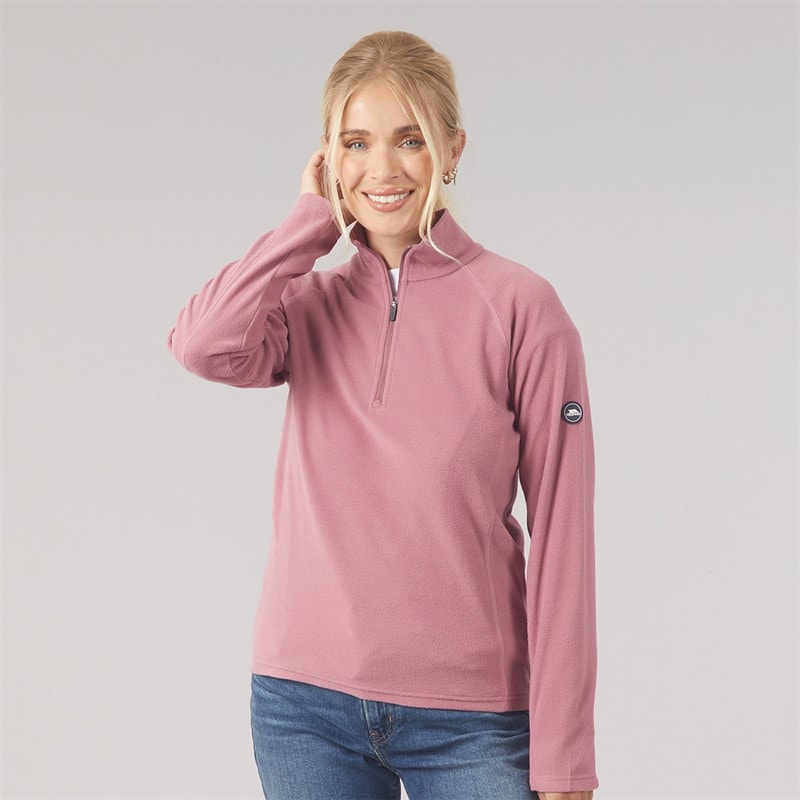 Trespass Polaire Micro Zip 2 1/2 Femme Shiner Rose pâle