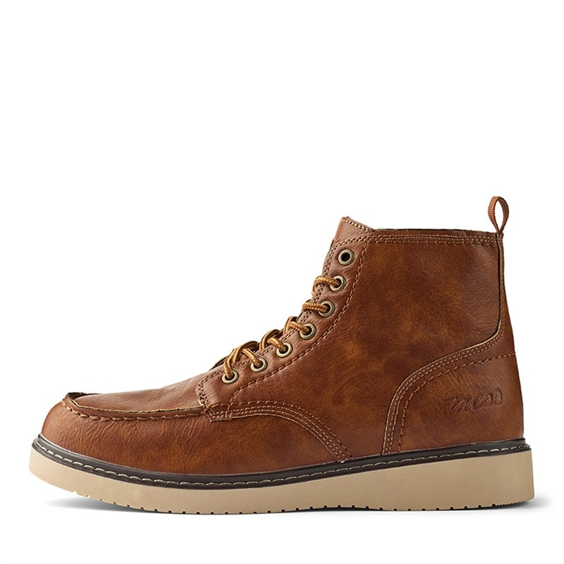 MCS Heren Laarzen Donker Camel