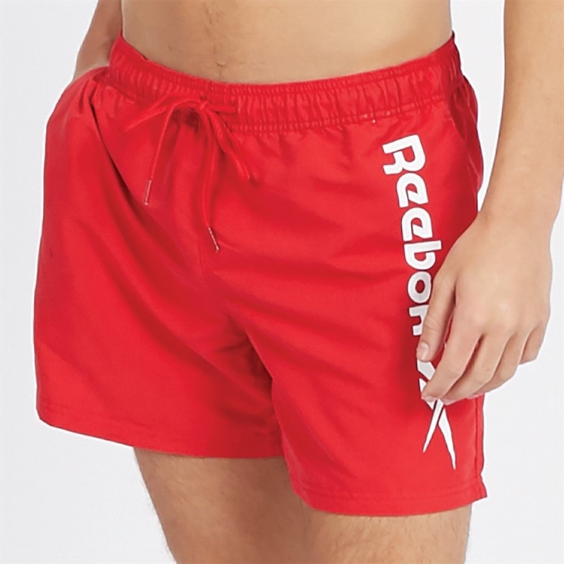 Reebok Shorts de bain Yestin Homme Rouge/Blanc