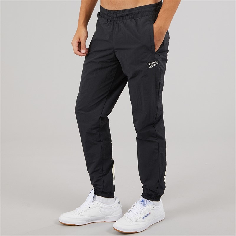 Reebok Pantalons de Survêtement tissés Vector Classics Homme Night Black