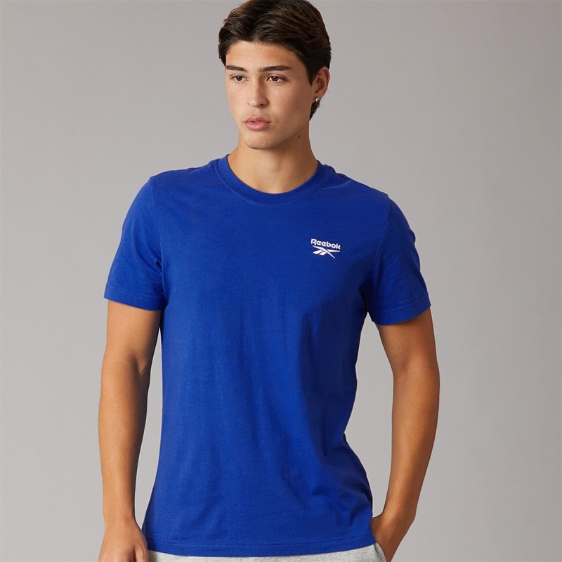 Reebok Reebok T-shirt z małym logo dla niego kolor Boundless Blue