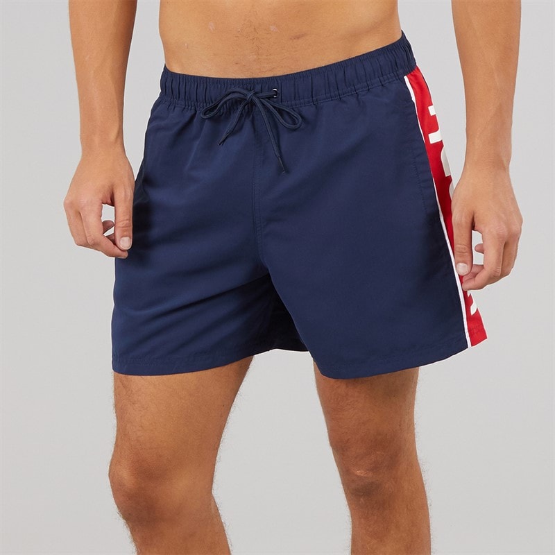 Reebok Shorts de bain Reuben Homme Navy/Rouge