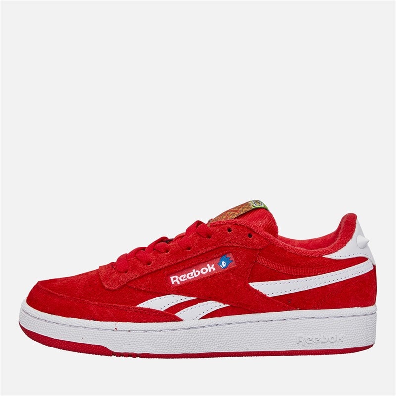 Reebok X Sonic The Hedgehog 3 Club C Revenge 'Knuckles' Turnschuhe Rot/Weiß/Rot