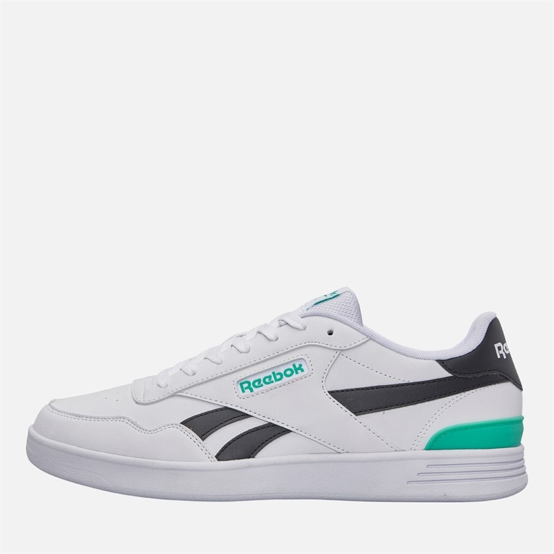 Reebok Court Advance Clip Trainers Weiß/Schwarz/Team Teal