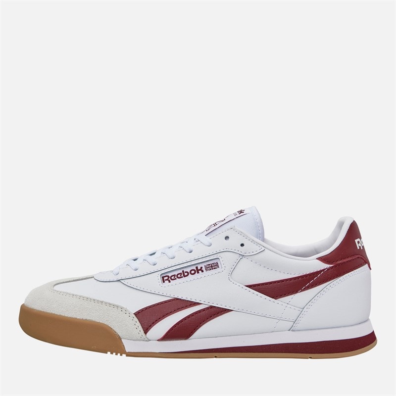 Reebok Campio XT Trainers Wit/Classic Burgundy/Gum