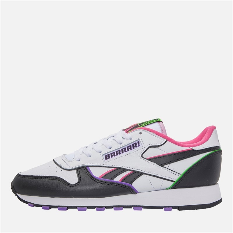 Reebok Baskets Classiques en Cuir X Anuel AA 'Soy Leyenda Noir/Blanc/Rose