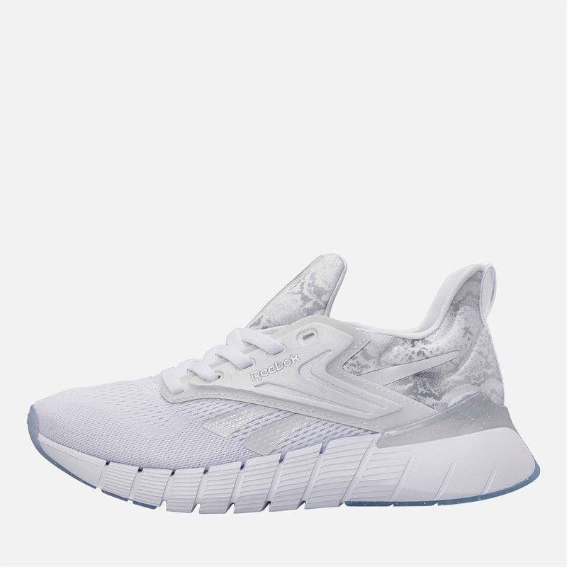 Reebok Damen Nano Fitness Trainingsschuhe Weiß/Silver Metallic/Barely Grey
