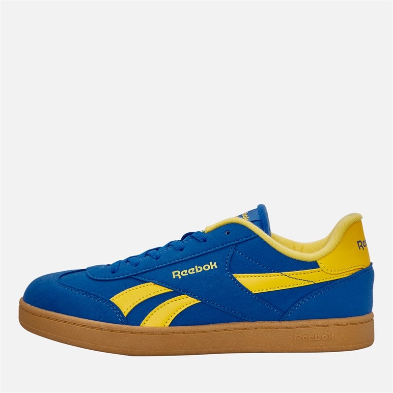 Reebok Baskets Junior Smash Edge Bleu Optimum/Brume dorée/Gomme