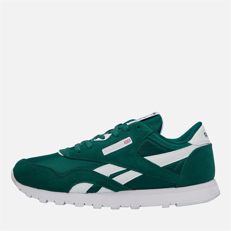 Reebok Junior Klassische Nylon Turnschuhe Metall Grün/Weiß/Metall Grün Metalgreen/Weiß/Metal Green