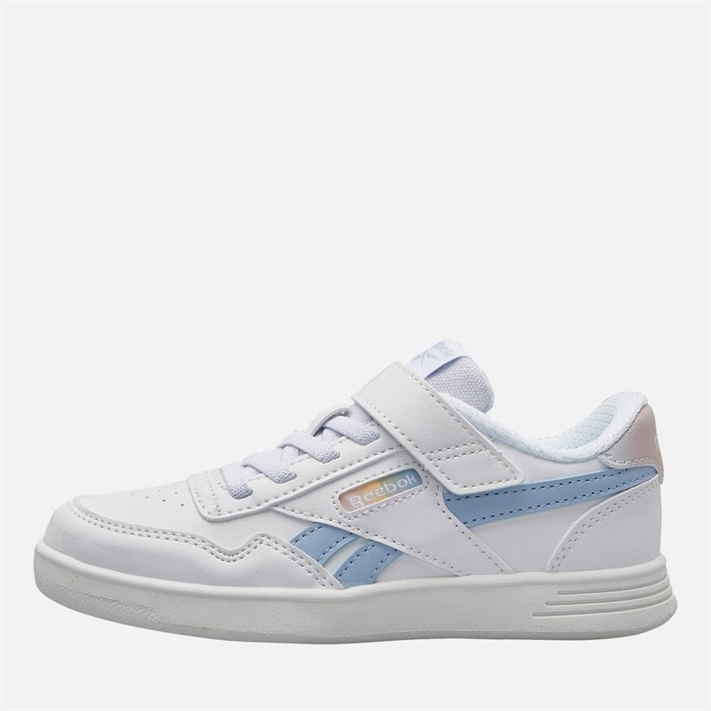 Reebok Baskets Court Advance Fille Blanc/Y2K Blue/Bleached Yellow