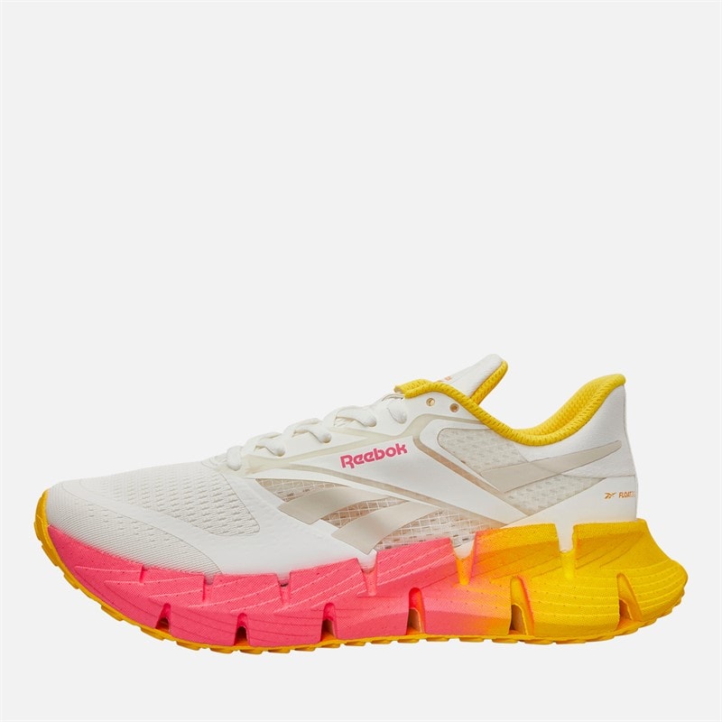 Reebok Damen FloatZig 1 neutrale Laufschuhe Chalk/Sand/Atomic Pink