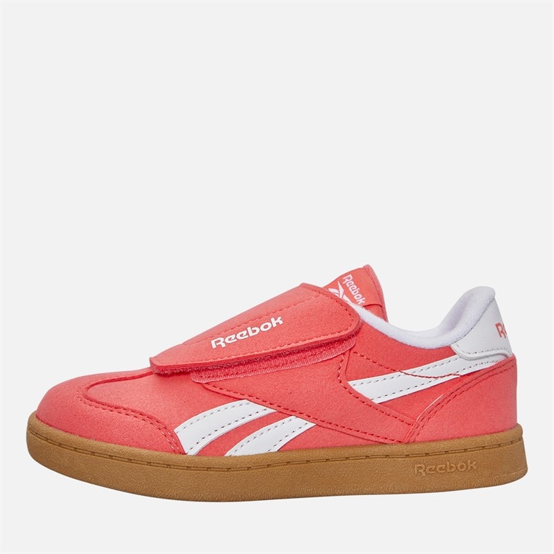 Reebok Baskets Bébé Smash Edge à Scratch Corail coucher de soleil/Ambre électrique/Chewing-gum