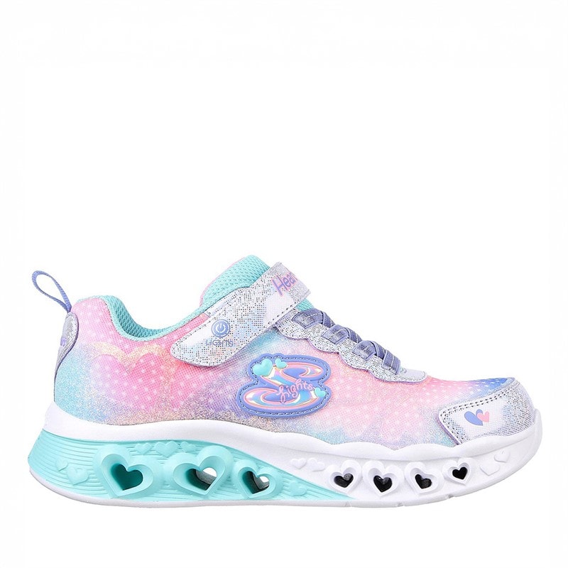 SKECHERS Mädchen Flutter Herz Lichter Simply Love Turnschuhe Lila