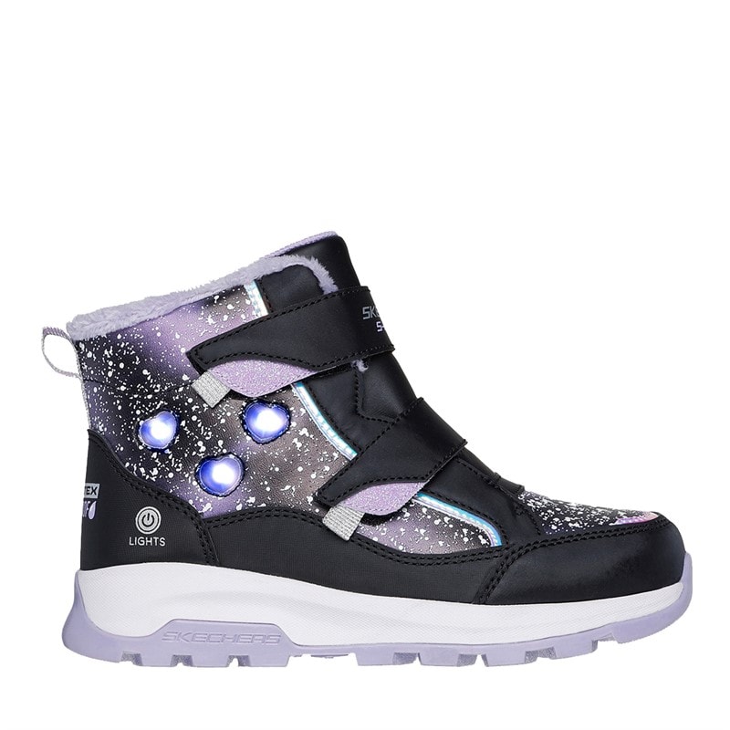 SKECHERS Mädchen Sturm Blazer Wasserdichte Schuhe Black Lavender