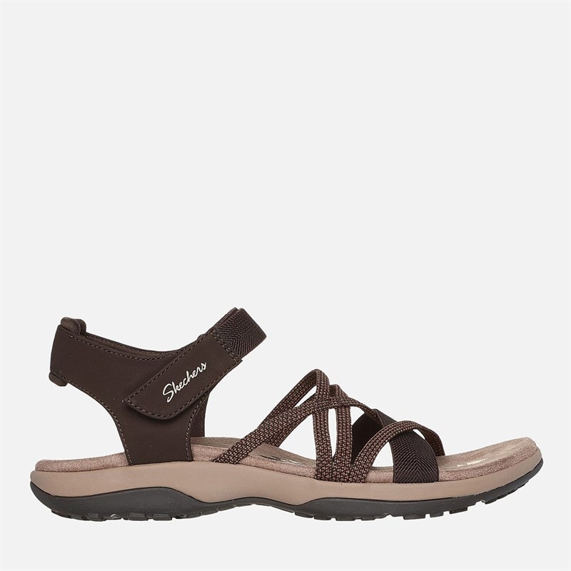 SKECHERS Sandales ajustées Reggae Femme Chocolate