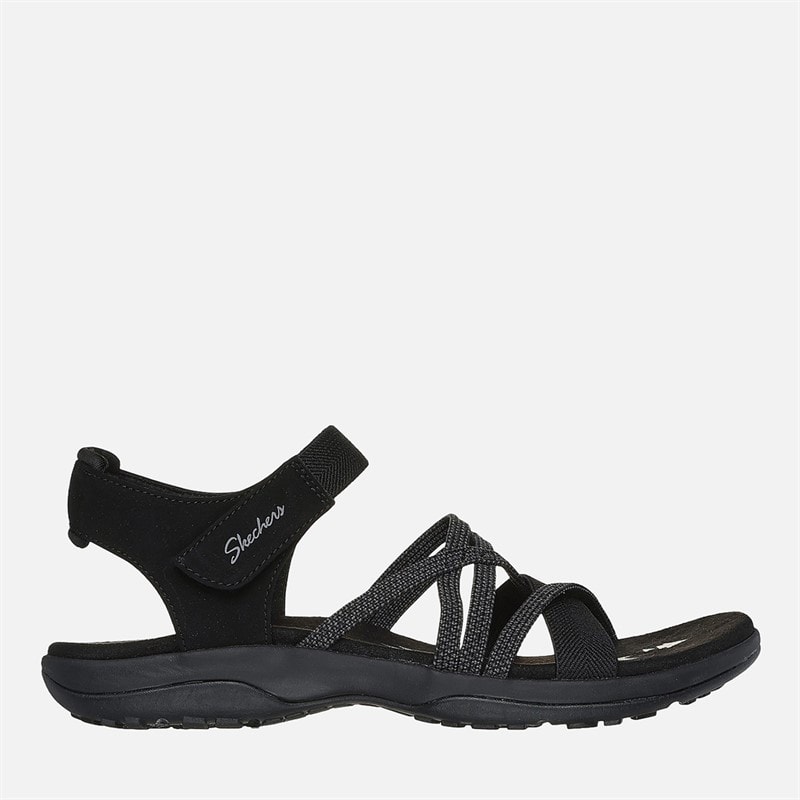 SKECHERS Sandales ajustées Reggae Femme Noir