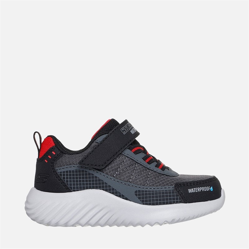 SKECHERS Baskets imperméables tout-petits Garçon Bounder Venture Squad Noir