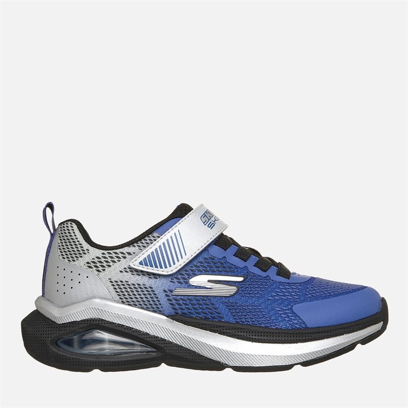 SKECHERS Baskets Garçon Microspec Max Velocity Bleu