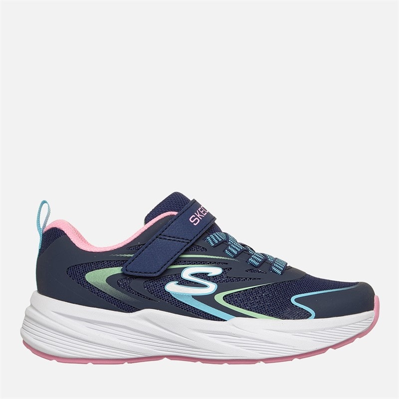 SKECHERS Meisjes Microspec Tread Hyper Speed Sneakers Navy