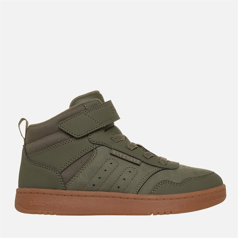 SKECHERS Jongens Snel Straat Sneakers Olijf