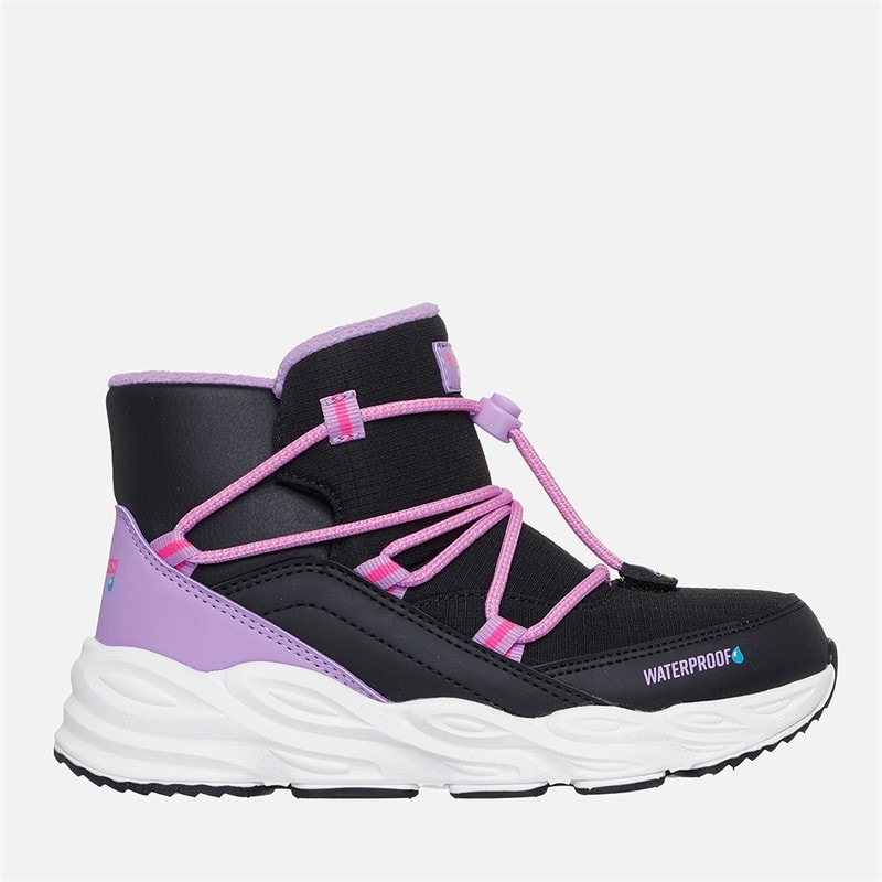 SKECHERS sneakersy na wsuwane z technologią Turbo Tread, wodoodporne, dla dziewczynek kolor Czarny