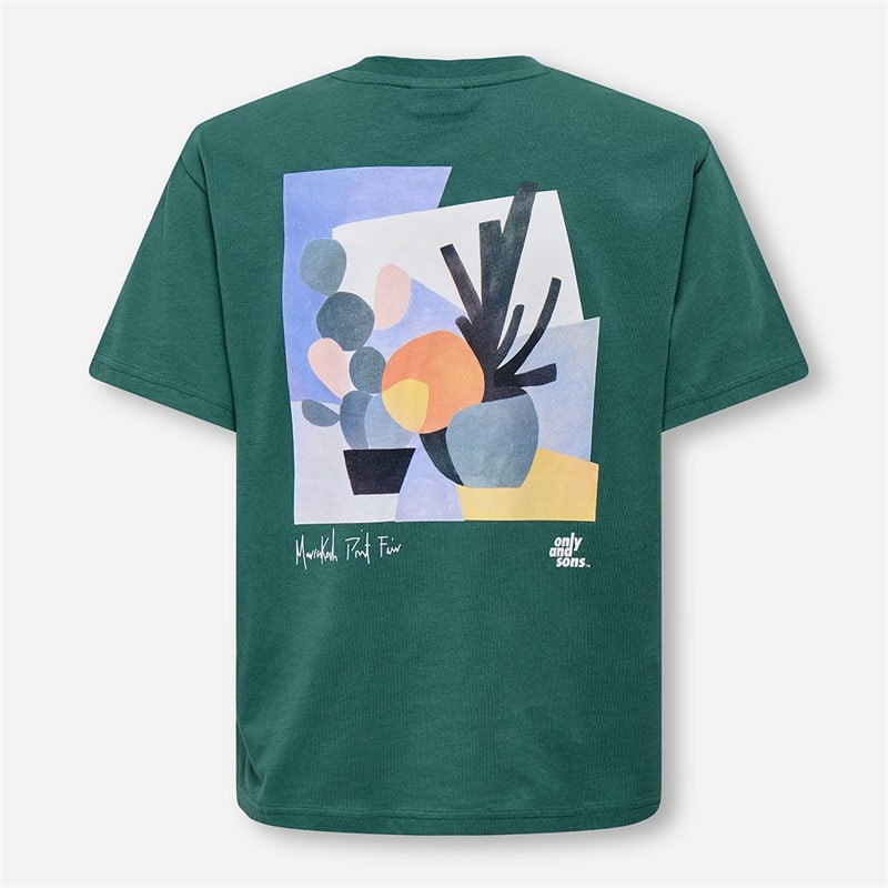 ONLY & SONS T-shirt Fred Beaufort Garçon Mallard Green