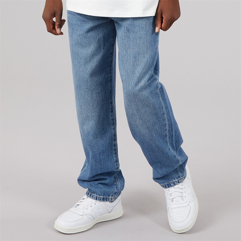ONLY & SONS Junge Fade lockere Passform Jeans Medium Blue Den