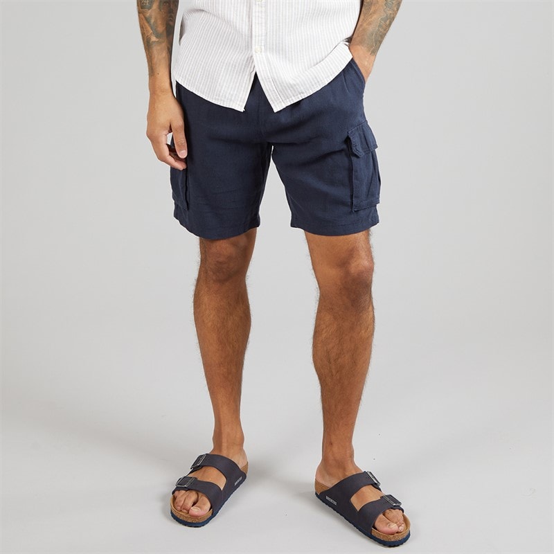 THREADBARE Shorts Cargo Bristol Homme Navy