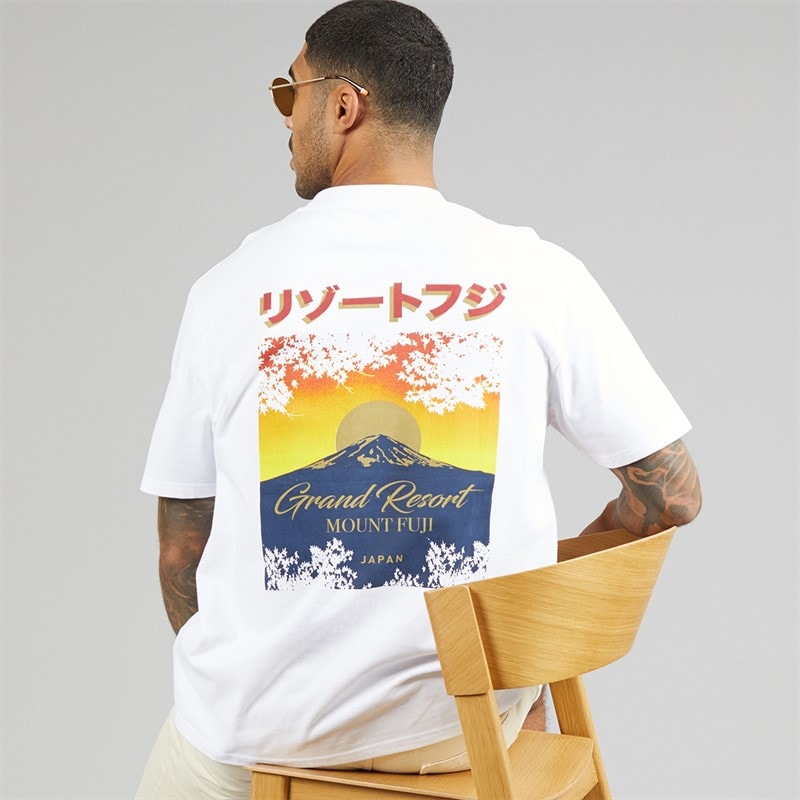 THREADBARE Rock T-shirt dla niego kolor Biały