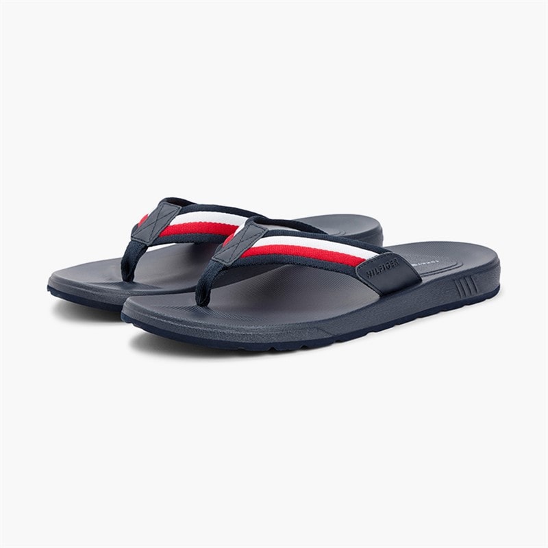 Tommy Hilfiger Profilowane japonki dla niego kolor Rwb