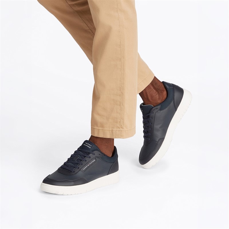 Tommy Hilfiger Baskets Homme Perforées Core Desert Sky