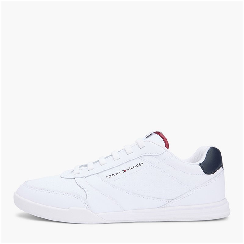 Tommy Hilfiger Niskoprofilowe skórzane sneakersy dla niego kolor White
