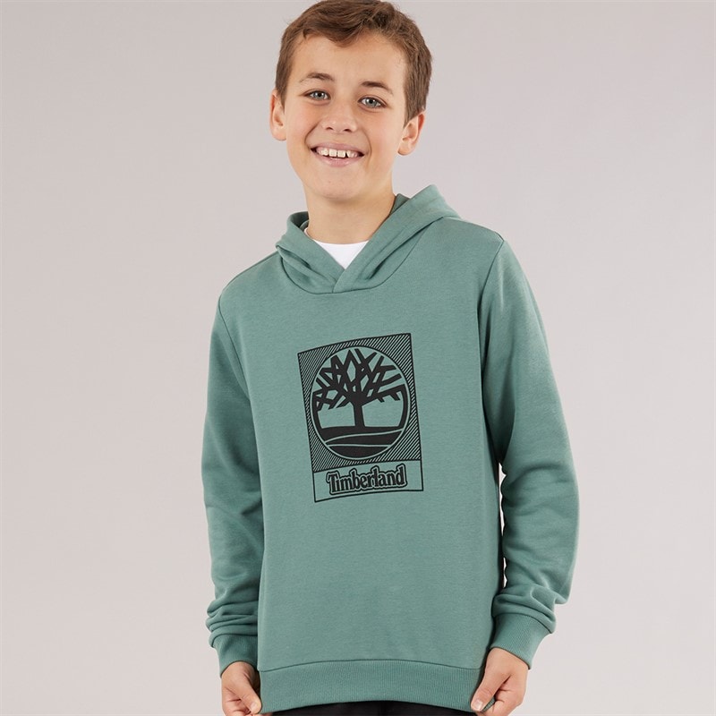 Timberland Sweat à Capuche OTH Garçon Forest Green