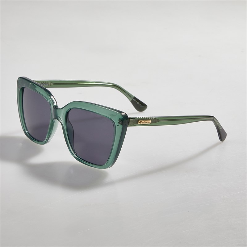 Barbour Lunettes de soleil Femme Shiny Green Crystal