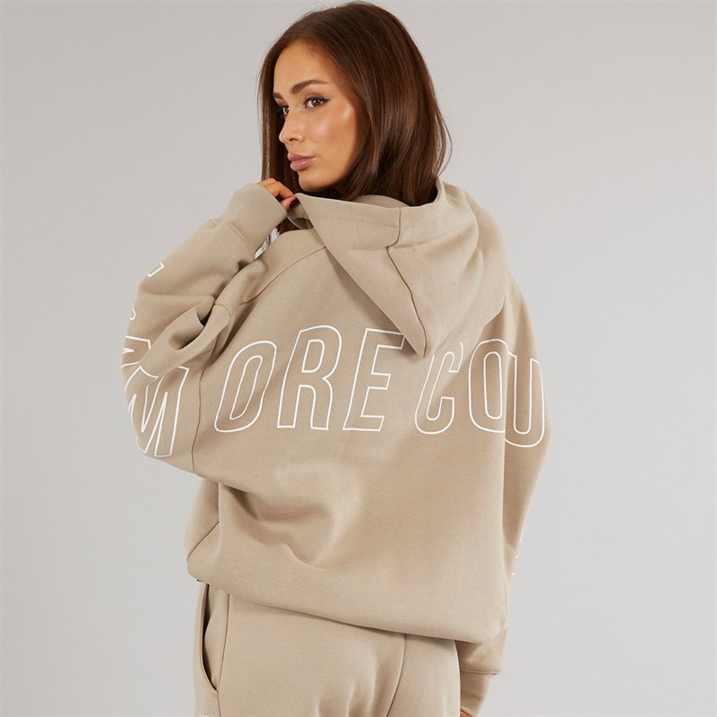 L'amore Couture Dames Norwalk Hoodie Taupe