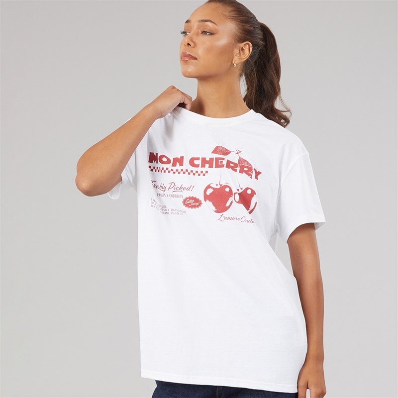 L'amore Couture T-shirt Posey Femme Blanc