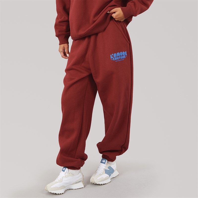 L'amore Couture Jogging d'intérieur Femme Burgundy