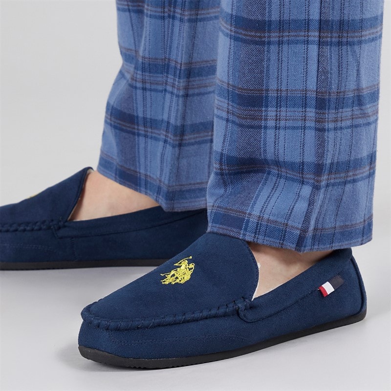 U.S. koszulka polo ASSN. Mokasyny dla niego kolor granatowy/złoty