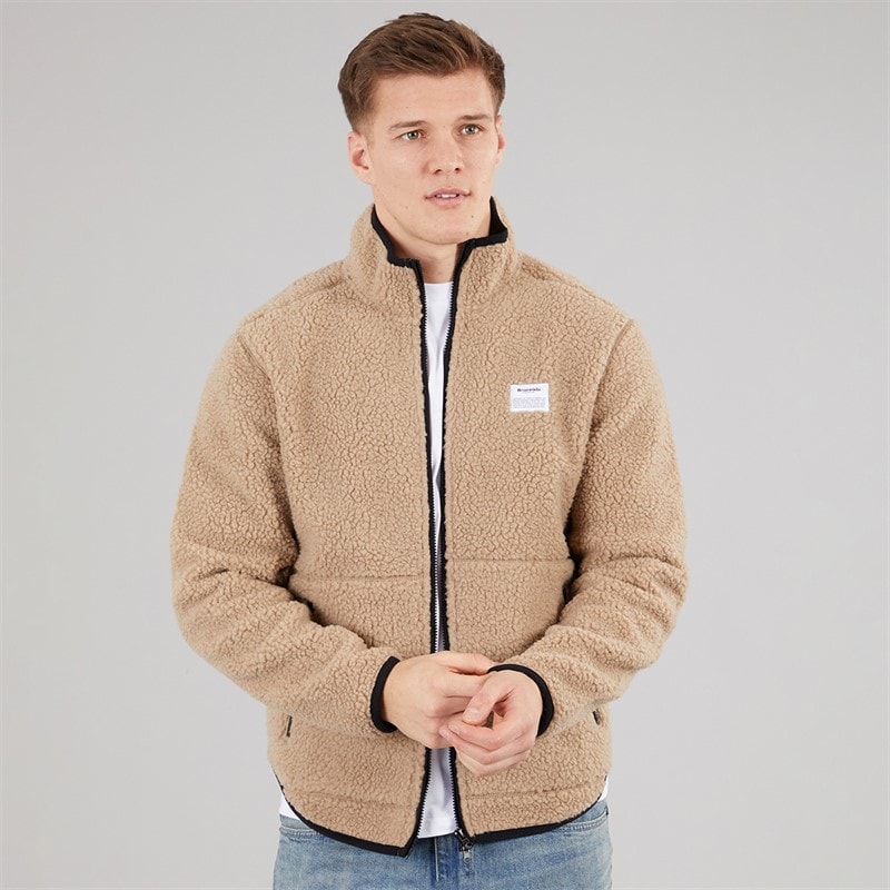 Resteröds Herren Fleece Jacke Sand
