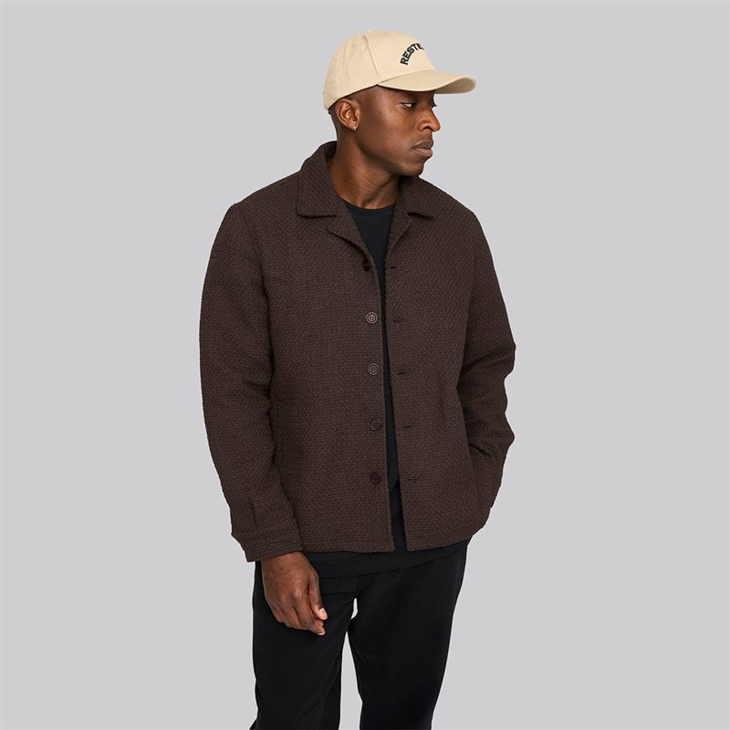 Resteröds Herren Leo Overshirt Braun