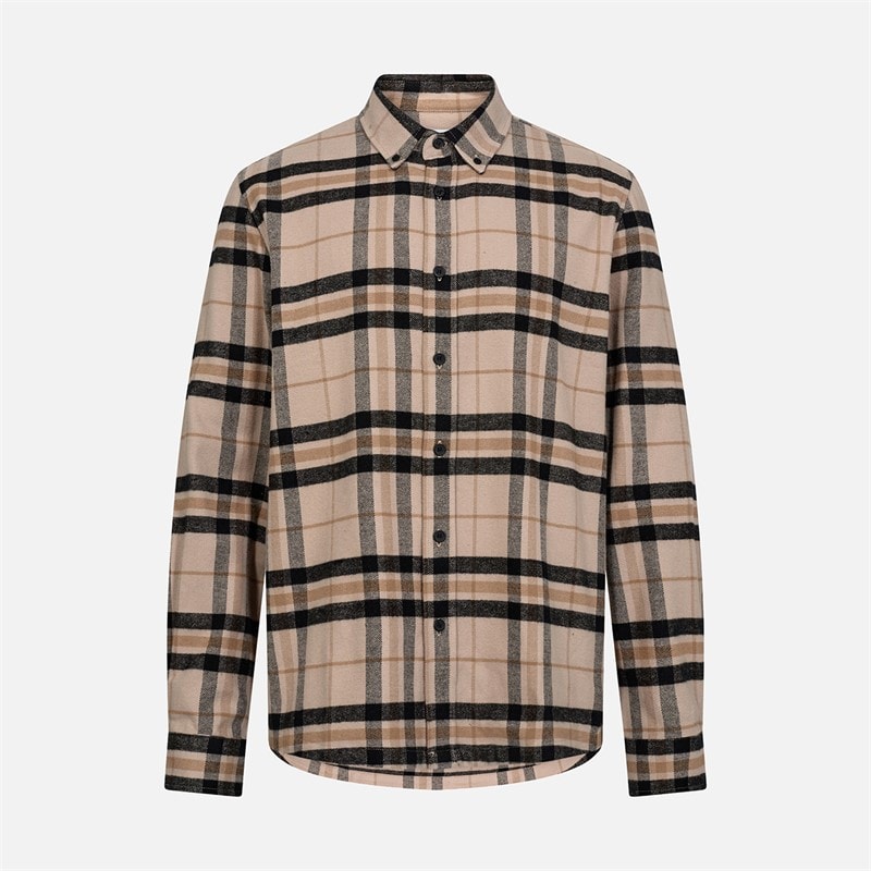 Resteröds Herren Woody Hemd Sand