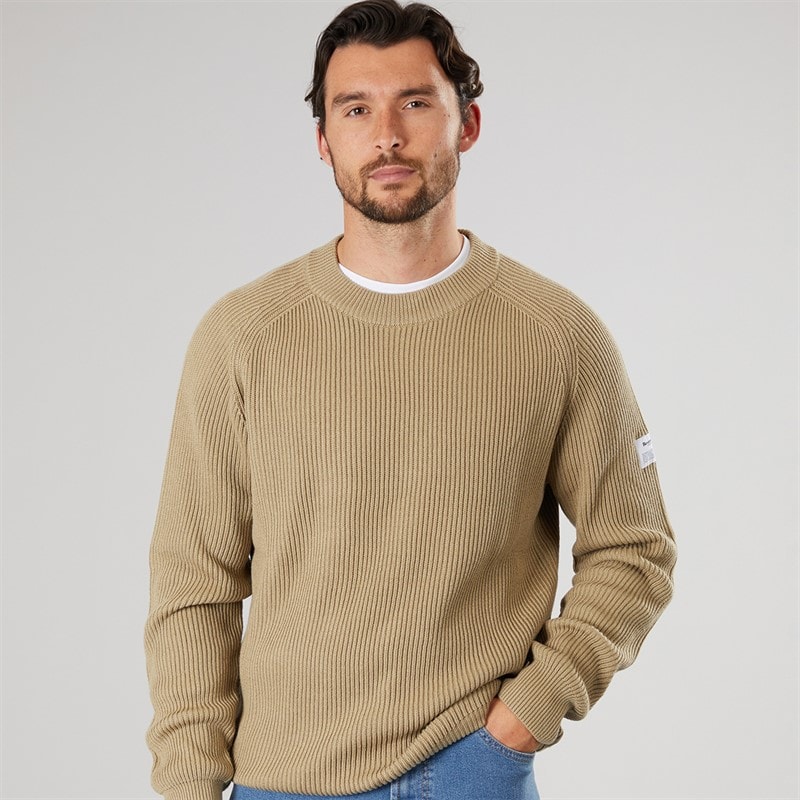 Resteröds Pull over en tricot Homme Sand